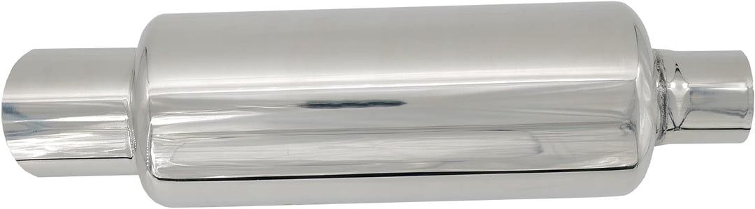 Simoni Racing ESR085 Exhaust Muffler Rounded, Inox