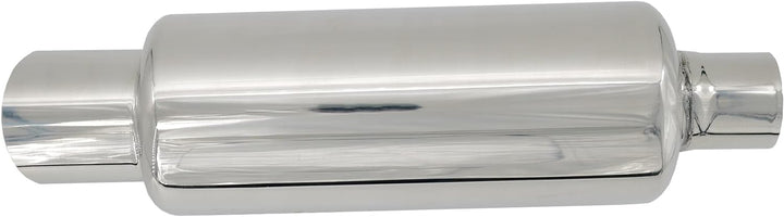 Simoni Racing ESR085 Exhaust Muffler Rounded, Inox