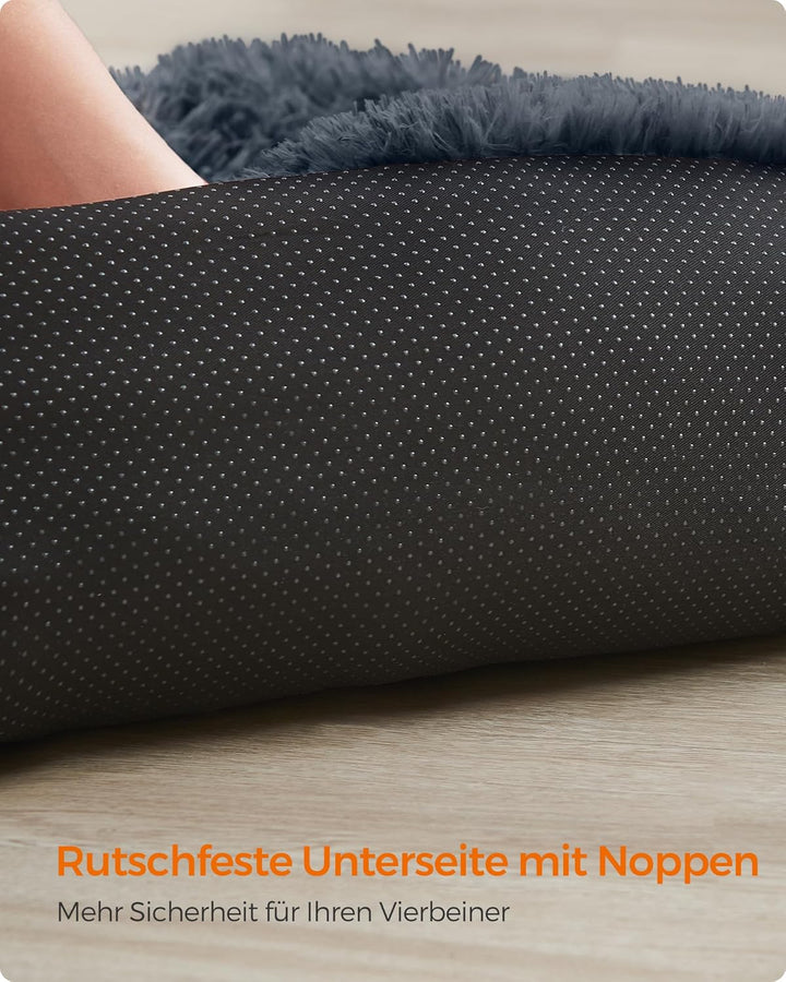 Feandrea FluffyHug Hundebett Plüsch, Hundedecke Sofa, Sofaschutz Hund, Hundekissen, Grösse L, für mi