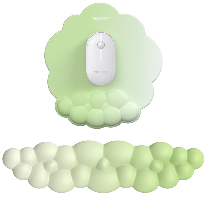 TECKNET Wolke Handballenauflage Tastatur, Mauspad mit Handauflage, Ergonomische Handauflage Tastatur