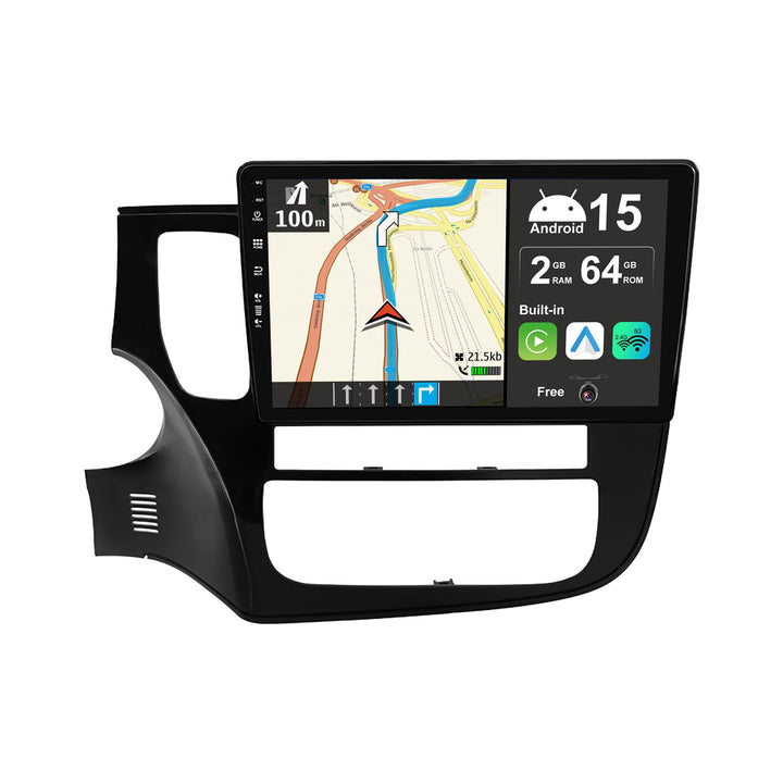 JOYX Android 13 Autoradio Passt für Mitsubishi Outlander (2012-2018) - 2G+32G - Eingebaut Carplay/An