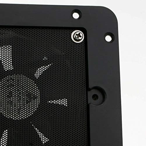 MASO 12 V Einweg Ventilator, geräuscharm seitlicher Abluftanschluss Lüftungsventilator für Auto Wohn