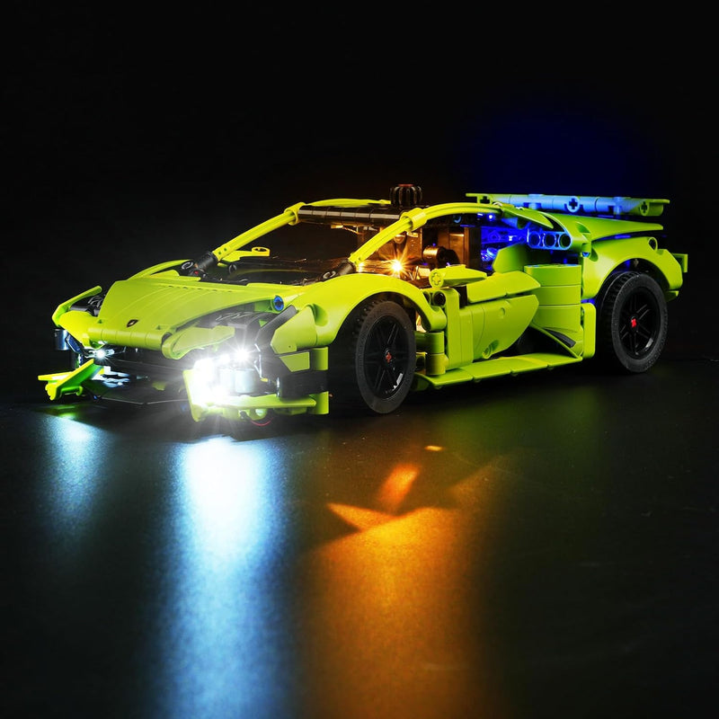 cooldac Led Licht Kit für Lego 42161 Lamborghini Huracán Tecnica, Kreative Dekorlichter Set Kompatib