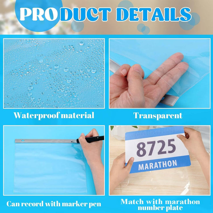 Race Bib Display Vinyl Protector Sheets Running Medaille Hanger Display Clear Protective Medaille Ho