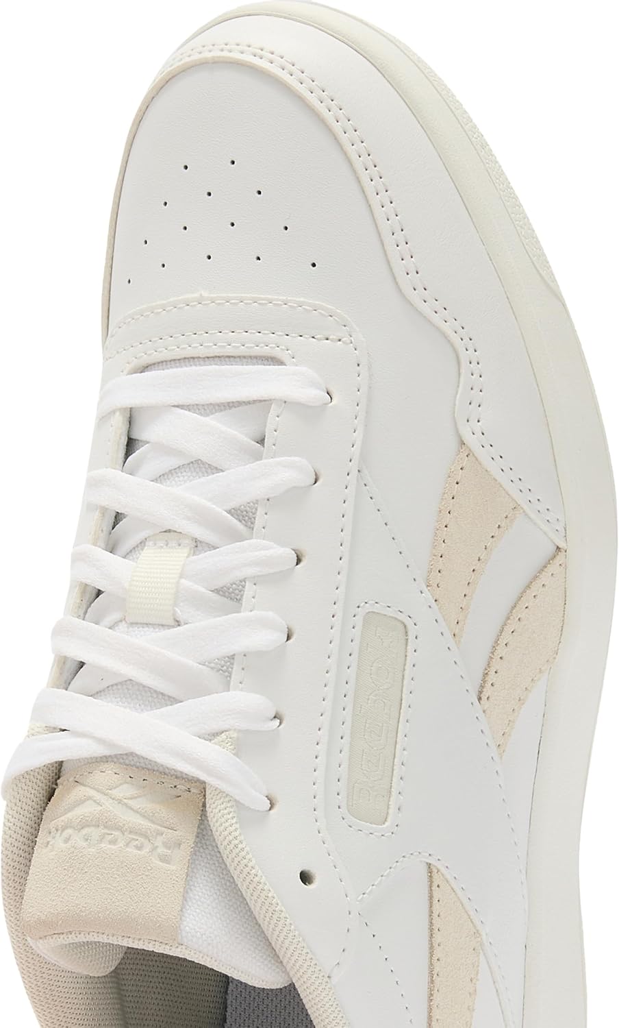 Reebok Women's Court Advance BoldSneaker 36 EU Ftwrwhite Barelygrey Moon, 36 EU Ftwrwhite Barelygrey
