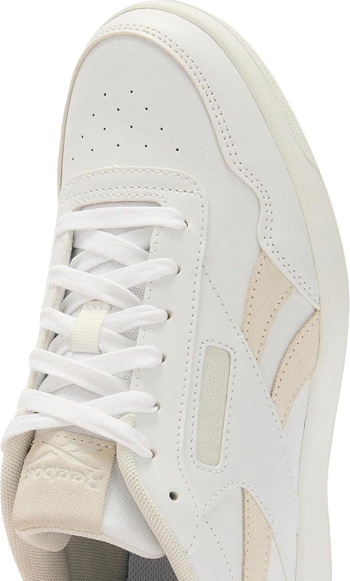 Reebok Women's Court Advance BoldSneaker 36 EU Ftwrwhite Barelygrey Moon, 36 EU Ftwrwhite Barelygrey