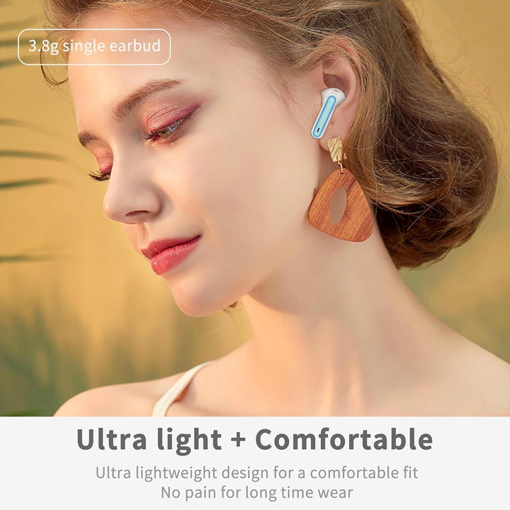 xinwld Bluetooth Kopfhörer, Kopfhörer Kabellos Bluetooth 5.4, In Ear Kopfhörer mit 6 Mic, ENC Noise