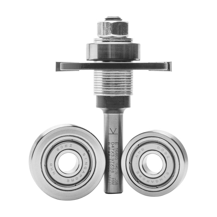 ENT 16460 Flachdübelfräser HW, Schaft (S) 8 mm, Durchmesser (D) 47 mm, NL 3,97 mm, SL 32 mm, mit 3 K