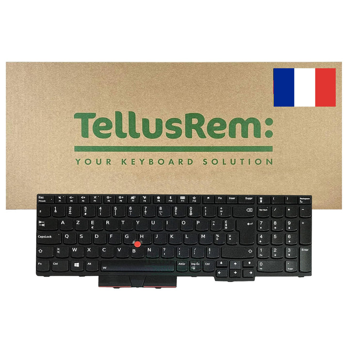 TellusRem ersatztastatur Französisch Hintergrundbeleuchtung für Lenovo Thinkpad T570 T580 P51s P52s