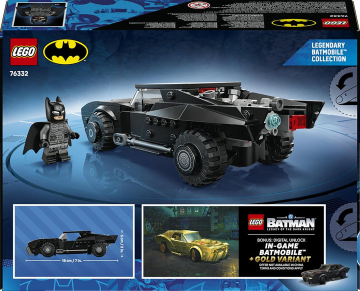 LEGO DC Batman: The Batman Batmobil - Kinder Spielzeug - Spielset mit Modellauto und Superhelden Min