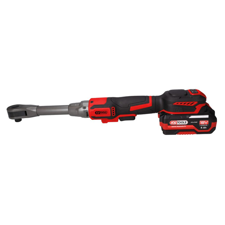 KS TOOLS - 515.4740F - 1/2'' 18V Ratschenschlüssel-Satz, 2 Akkus und Ladegerät 100 Nm Clé à rochet s
