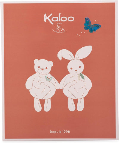 KALOO - Plume - Kokon der Liebe Zimtfarbener Hase Ultra-weicher Plüschhase 30 cm - Grosses Baby-Kusc