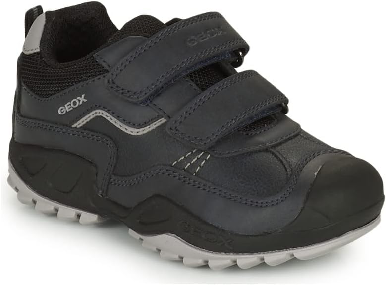 Geox Jungen J New Savage Boy A Schuhe 24 EU Navy Grey, 24 EU Navy Grey