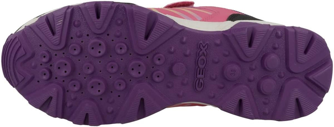 Geox Mädchen J Magnetar Girl B AbSneakers 35 EU Fuchsia Purple, 35 EU Fuchsia Purple
