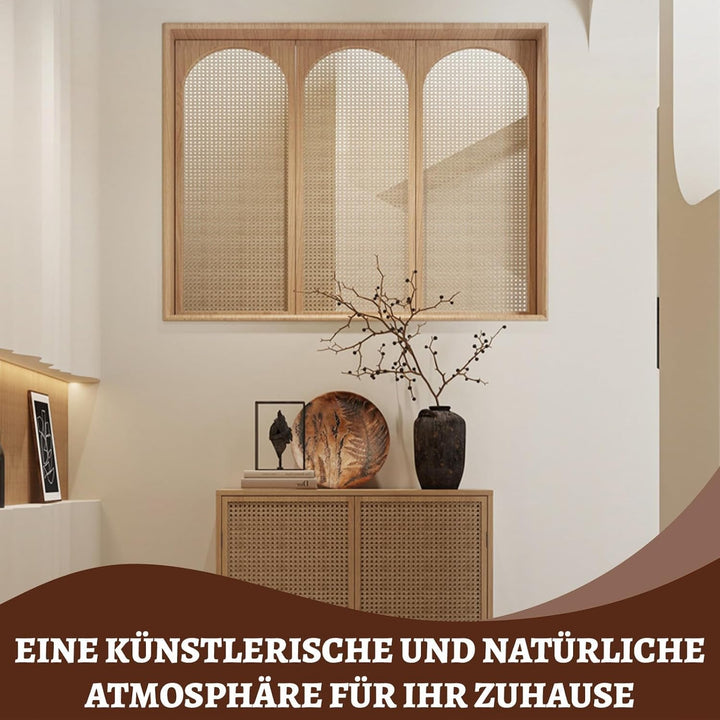 Wiener Geflecht 40x300 CM, Wasserdicht PE Rattan Gurtband, Schimmelfest Handgemachtes Rattan Möbelde