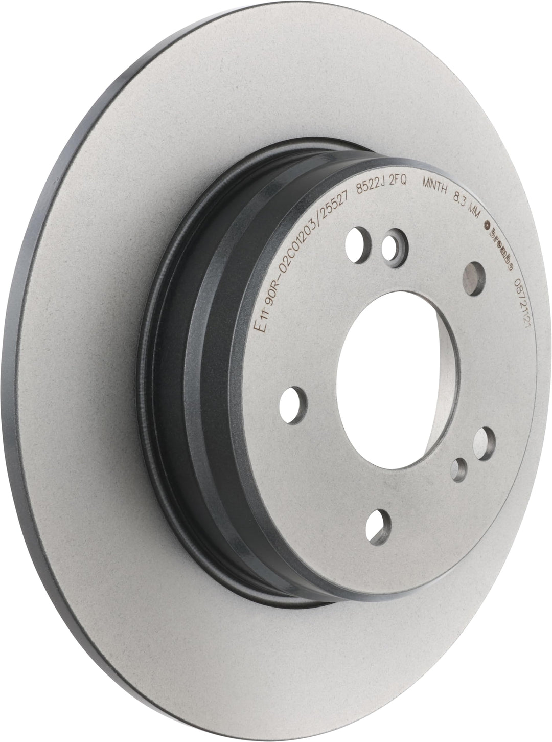 Brembo 08.7211.21 Hintere Bremsscheibe, Anzahl 2