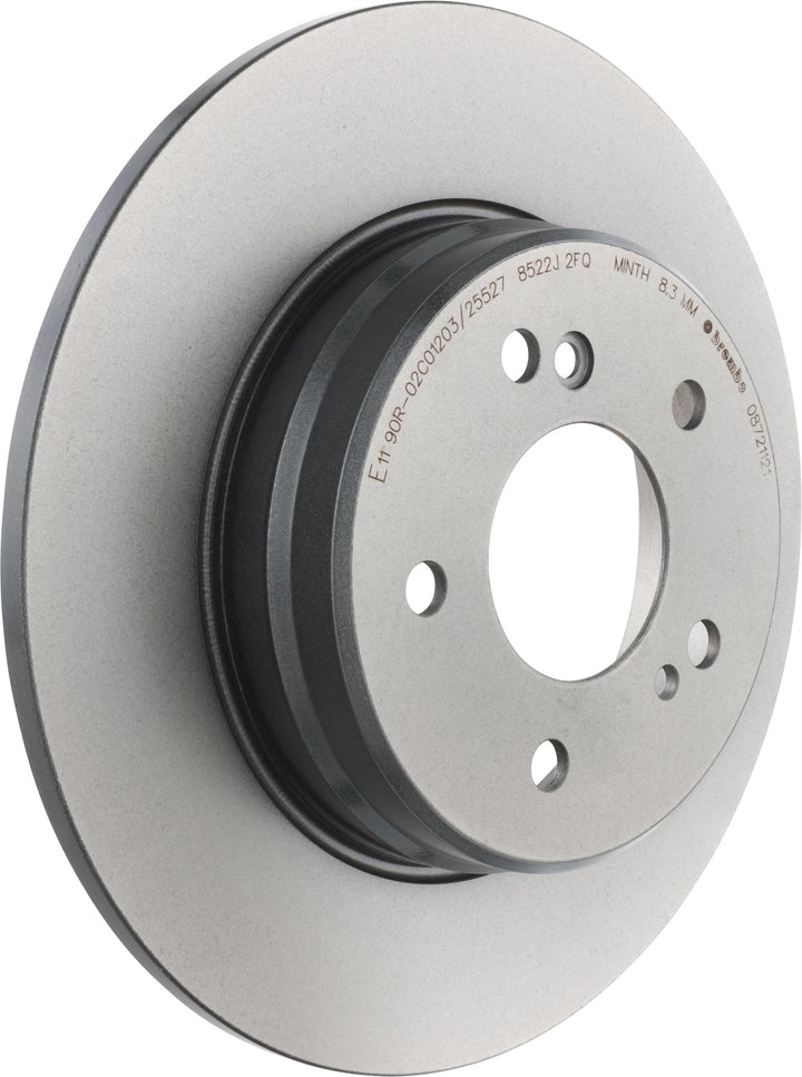 Brembo 08.7211.21 Hintere Bremsscheibe, Anzahl 2