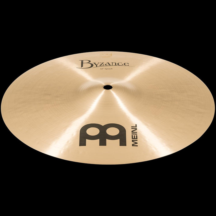 Meinl Cymbals Byzance Traditional Splash 12 Zoll (Video) Schlagzeug Becken (30,48cm) B20 Bronze, Tra