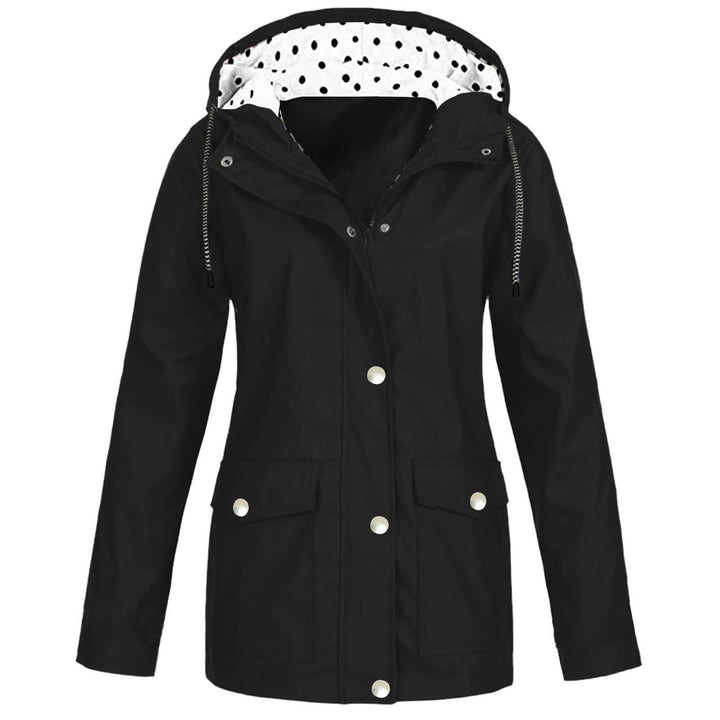 Softshelljacke Damen Wasserdicht Regenjacken mit Teddyfleece Winter Warm Regenmantel Schwarz Softshe