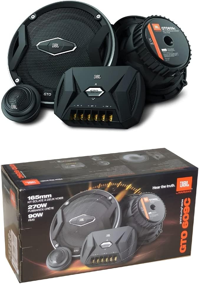 1 kit 2 Wege kompatibel mit JBL GTO609C GTO 609C 16,5 cm 6,5" 90 watt rms 270 watt max mit tieftöner