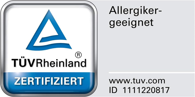 Allergiker Milben Bettwäsche Oberbett-Bezug, Encasing Milbenkotdicht 220 x 240 cm, Milbenschutz für