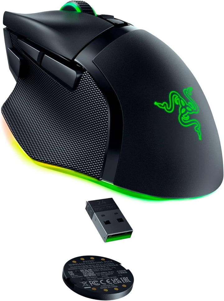 Razer Wireless Charging Puck - Drahtloses Lademodul für kompatible Razer-Mäuse - Schwarz