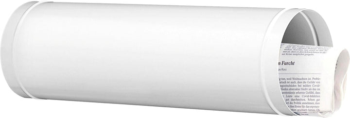 Burg-Wächter Zeitungsrolle, verzinkter Stahl, rund, News 5800 W, Bx∅ 400x120 mm, Weiss (ähnlich RAL
