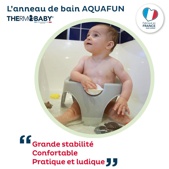Thermobaby - Baby-Badering Aquafun - Bequemer, lustiger & stabiler Badering - Ergonomisches Design -