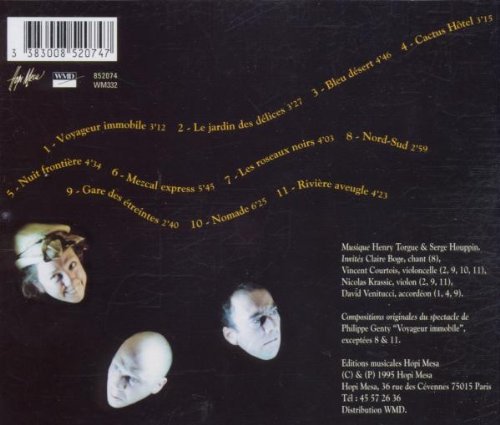 Voyageur Immobile, Audio-CD