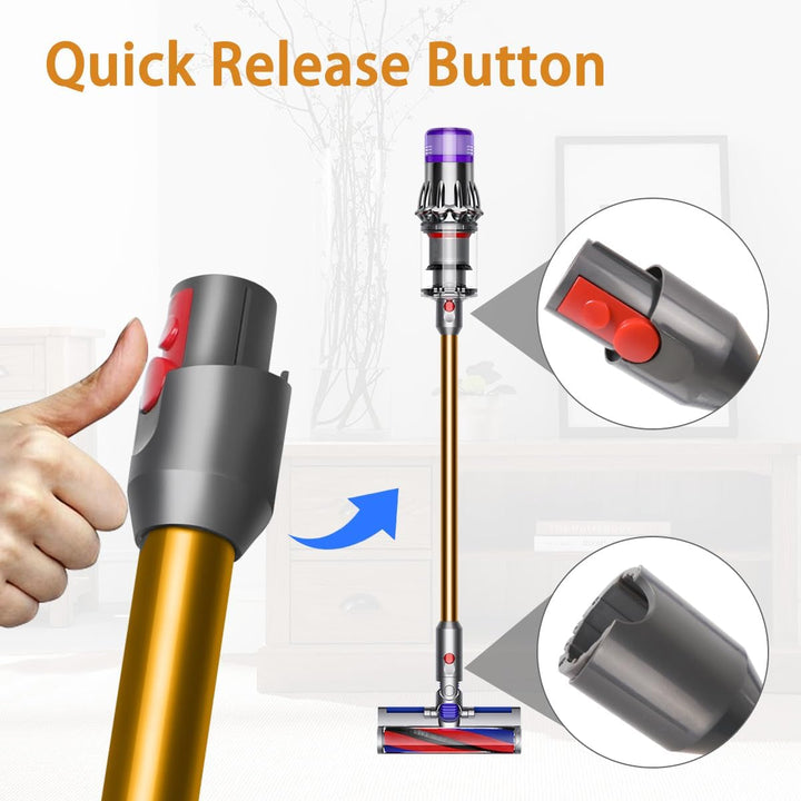 Verlängerungsrohr für Dyson V12 Detect Slim Stabstaubsauger, Ersatz Teleskoprohr Schnellspanner Verl