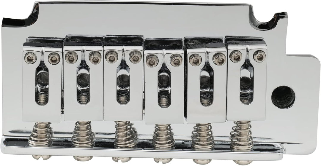 Musiclily Pro 52,5mm 2-Punkt-Stil Gitarren Tremolo Steg Brücke Kurzer Block für Squier Strat, Chrom