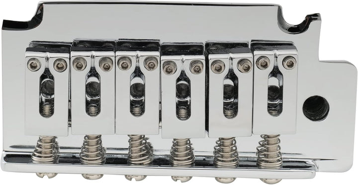 Musiclily Pro 52,5mm 2-Punkt-Stil Gitarren Tremolo Steg Brücke Kurzer Block für Squier Strat, Chrom