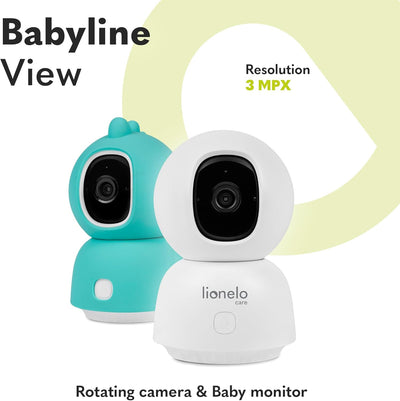 Lionelo Babyline View Schwenkbare Überwachungskamera 330° App-gesteuertes elektronisches Babyphone Z