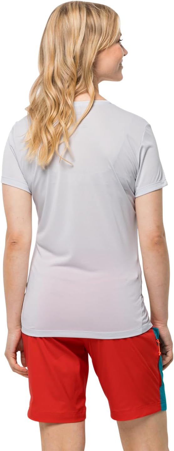Jack Wolfskin CROSSTRAIL Graphic T W CROSSTRAIL Graphic T W L White Cloud, L White Cloud