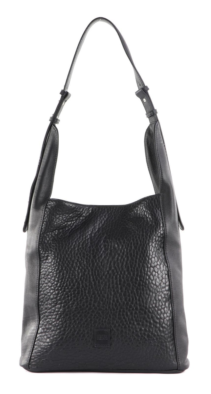 FREDsBRUDER Kelia Schultertasche Leder 36 cm, Schwarz, Einheitsgrösse