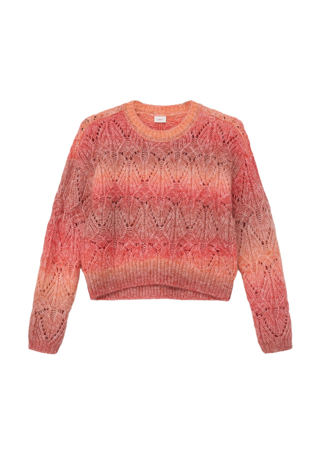 s.Oliver Mädchen Pullover mit Ajourmuster 152 27x5, 152 27x5