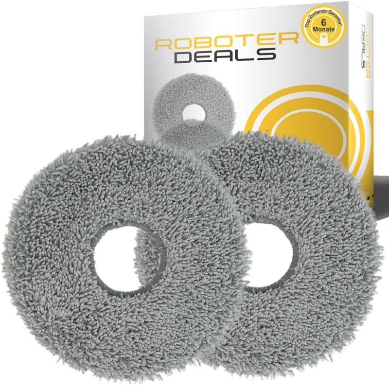 Roboter Deals - Wischplatten, Wischhalterung (2 Stück) inkl. Pads für Dreame Mova E40 Ultra