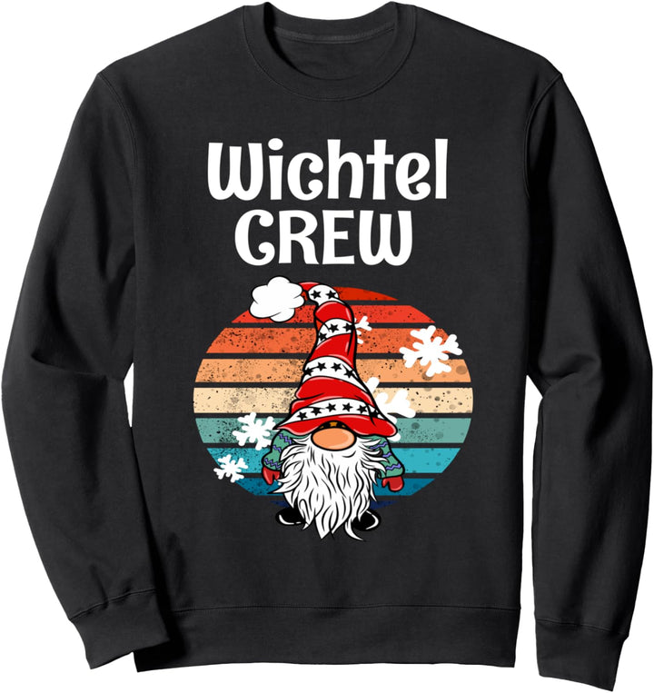 Wichtel Crew Weihnachts Gnom Sweatshirt