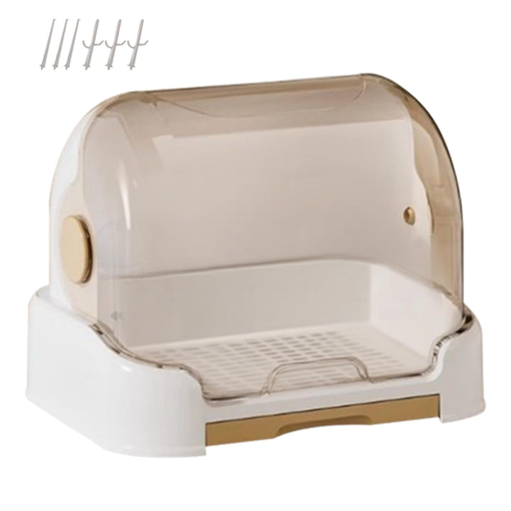 Babyflaschen Aufbewahrung - Baby Milchflaschen Trockenhalter Organizer,Staubdichte Tragbare Box Für