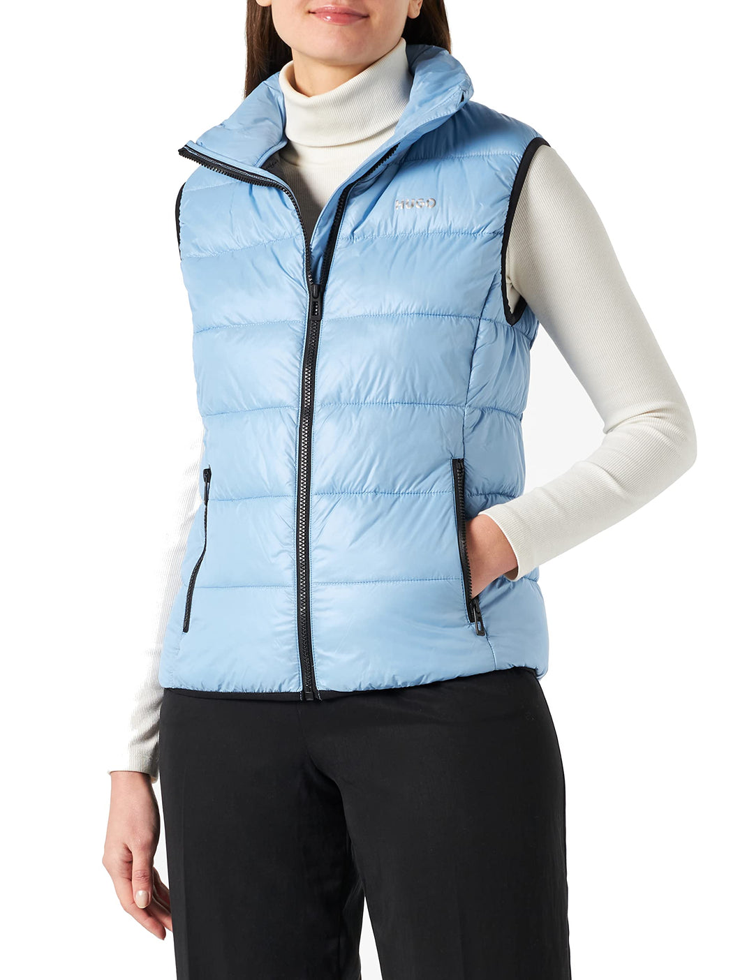 HUGO Damen Fandicia-1 Weste XS Turquoise/Aqua440, XS Turquoise/Aqua440