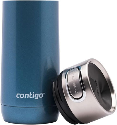 Contigo Luxe Autoseal Thermobecher, Edelstahl-Reisebecher, Isolierflasche, auslaufsicher, Kaffebeche