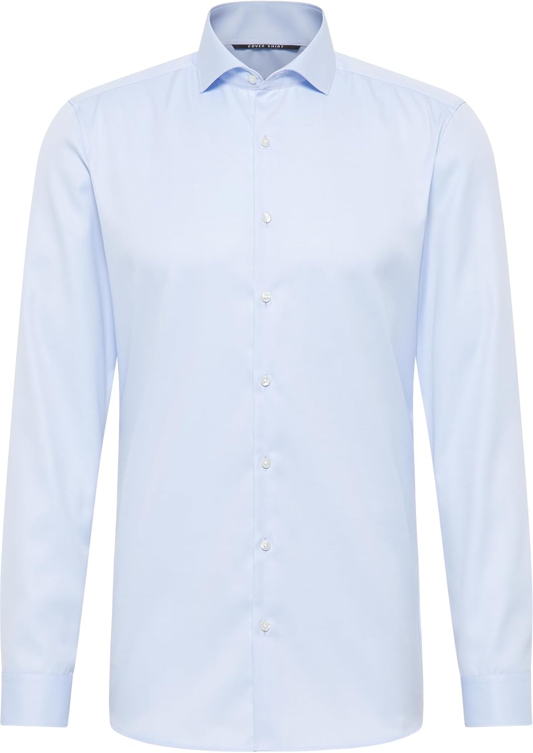 eterna Herren Cover Shirt SUPER Slim 43 Hellblau, 43 Hellblau