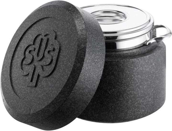 Schulte-Ufer Romana i Thermotopf, Thermobox, Topf, Schmortopf, Gartopf, Edelstahl 18/10, 18 cm Durch