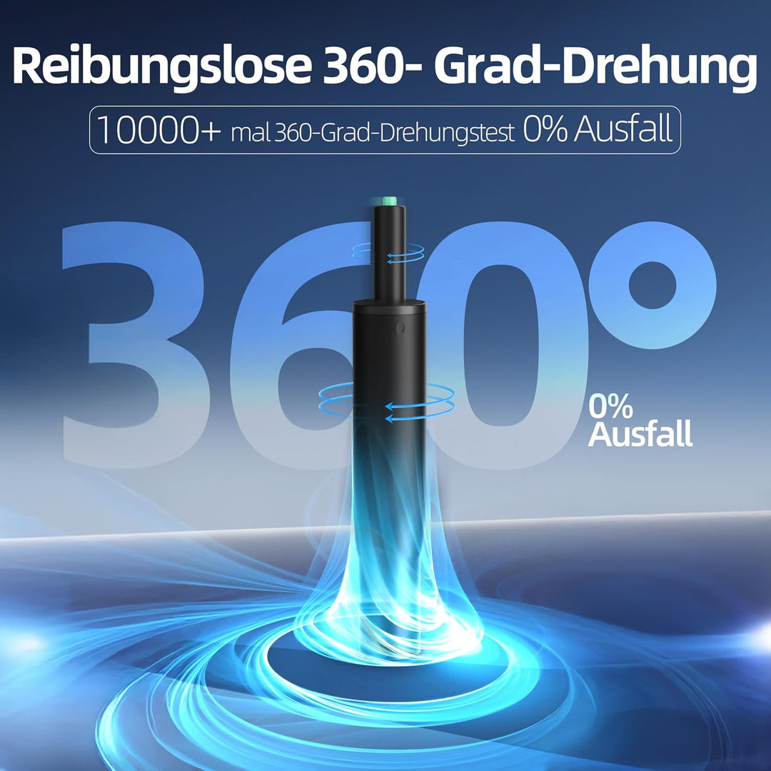 Mastery Mart 178mm-279mm Gasdruckfeder für Bürostuhl, Gasfeder mit 100mm einstellbarem Hub, bis 450k