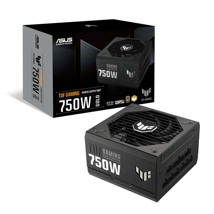 ASUS TUF Gaming 750W Gold Netzteil (750 Watt, vollmodulares Netzteil, ATX 3.0-kompatibel, Axial-tech