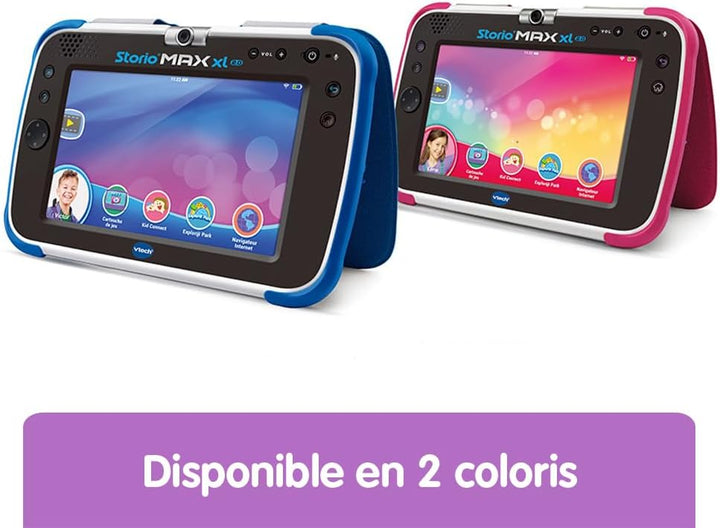VTech – Tablet Storio Max XL 2. Rosa – 7 Zoll Kinder-Tablet 1% Lernfunktion – französische Version