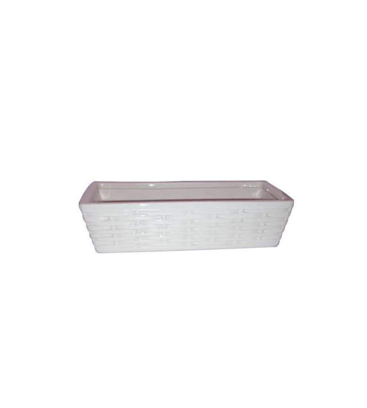 cdf08378 Luftbefeuchter aus Keramik, Weiss, 10 x 6 x 22 cm