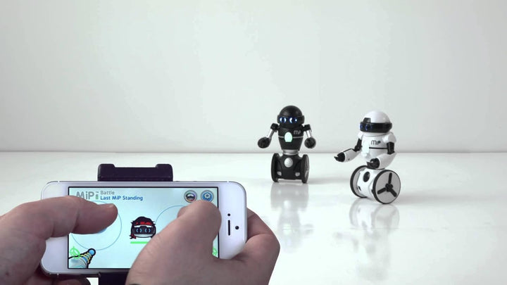 WowWee - 0821 - Mip, Spielzeug-Roboter, schwarz-weiss