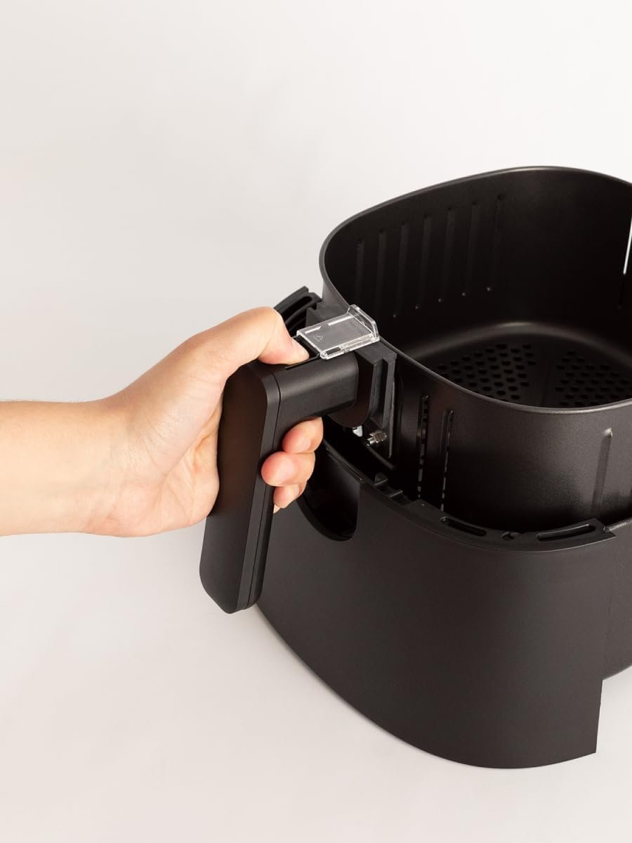 CREATE/FRYER AIR PRO COMPACT/Heissluftfritteuse 3.5L Schwarz / 8 Programme, Display, praktisch, leic