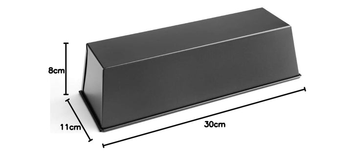 Vogue GD004 Antihaft Kastenform 30(L)x8(W)x11(D)cm, 30(L)x8(W)x11(D)cm